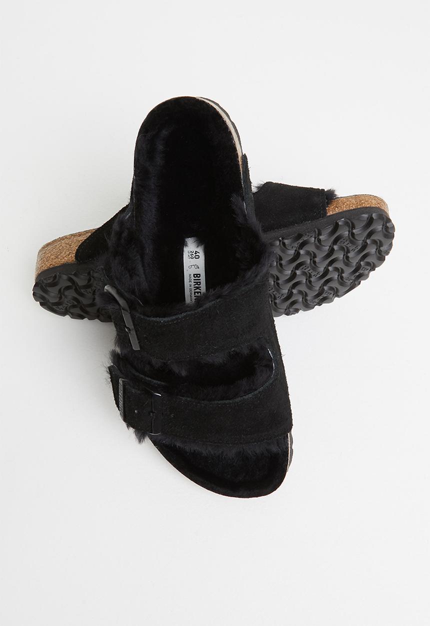 Birkenstock - Arizona suede leather regular - black