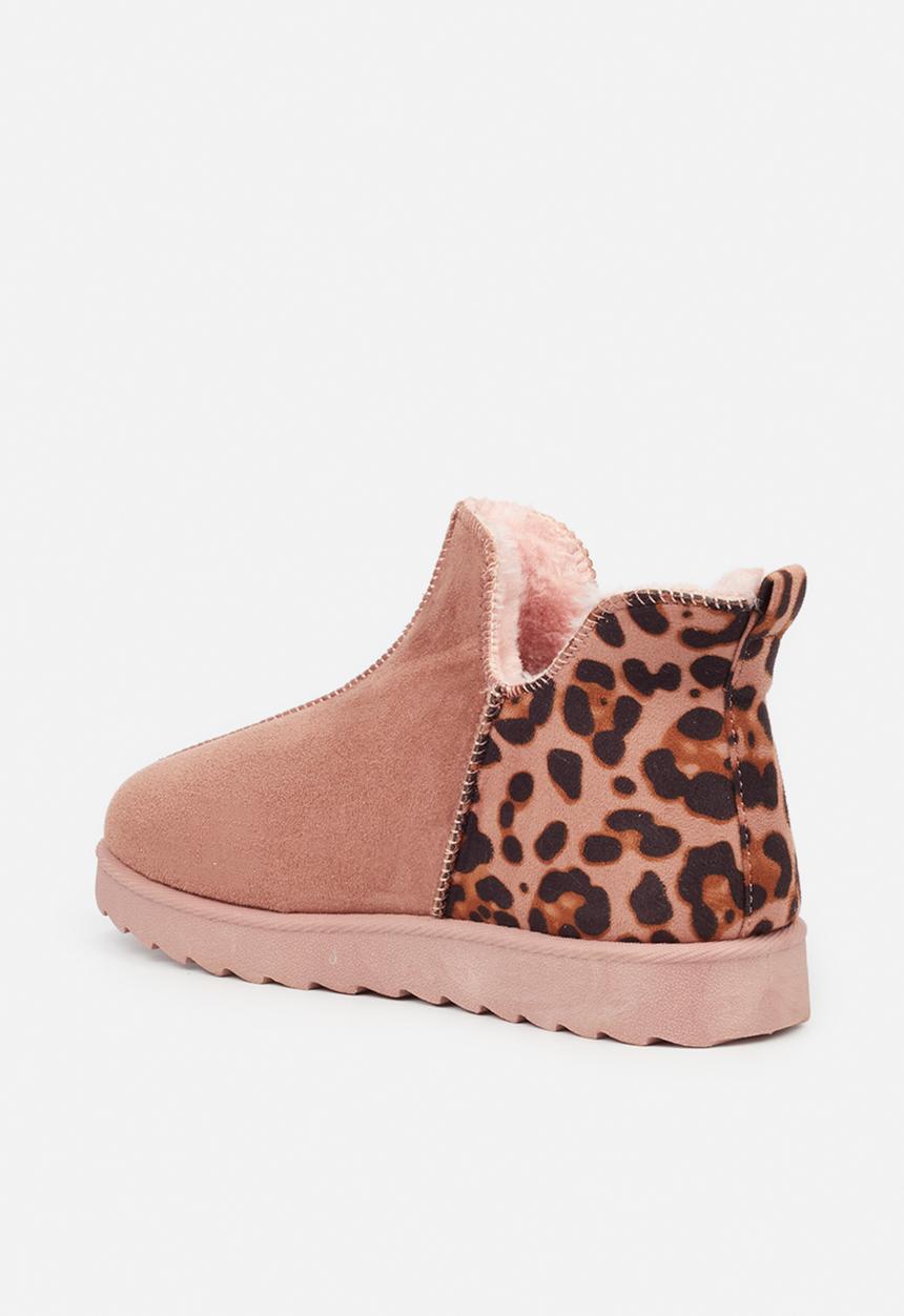 Butterfly Feet - Cozy 3 slipper bootie - pink