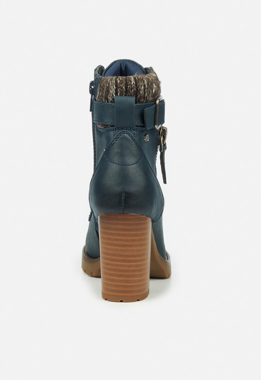 Miss Black - Delta1 lace-up ankle boot - navy