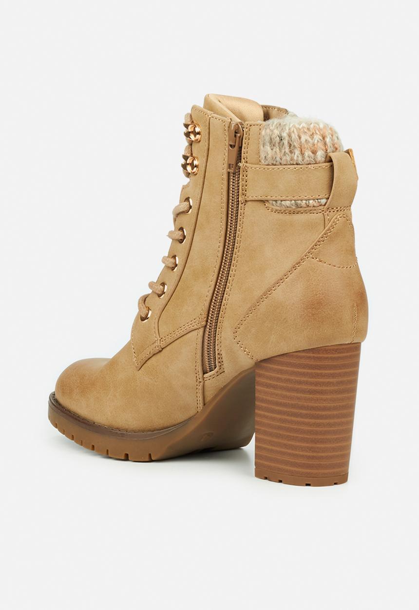 Miss Black - Delta1 lace-up ankle boot - neutral