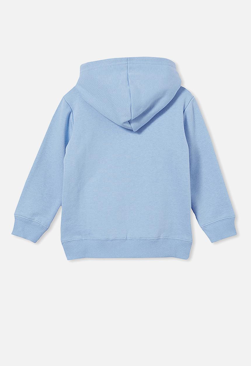 Cotton On - Charlie hoodie - dusk blue & la cali suns applique