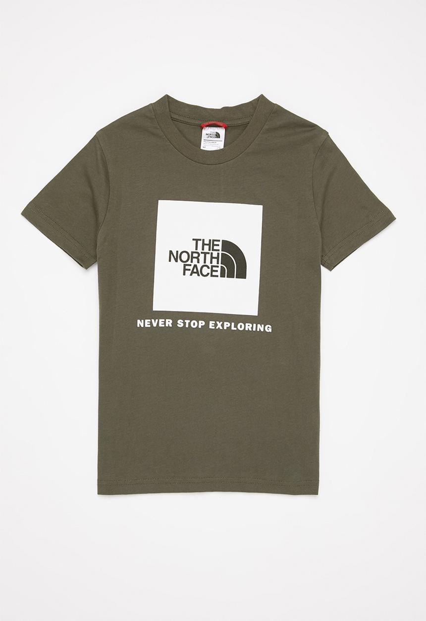 The North Face - Short sleeve box tee - taupe green