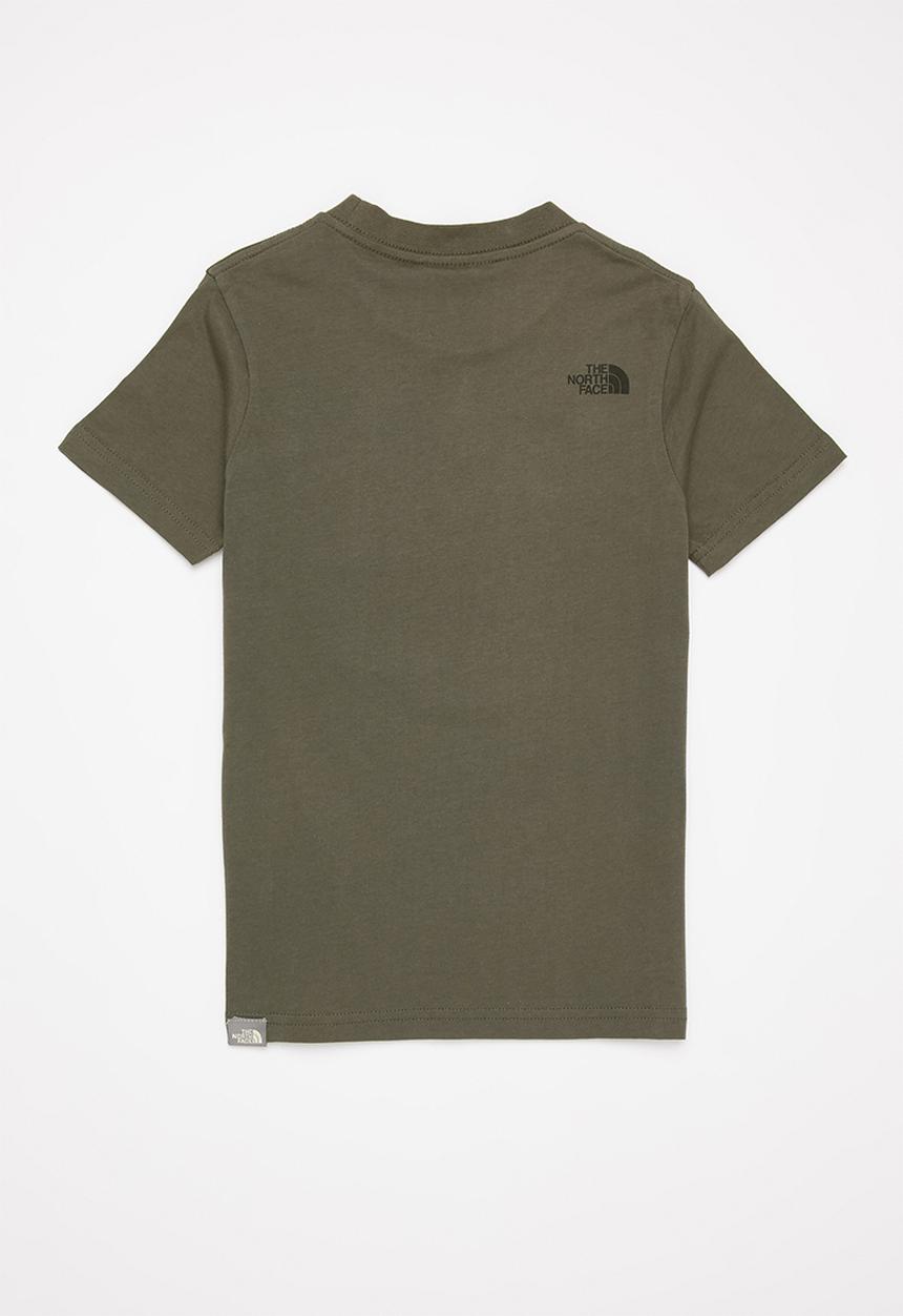 The North Face - Short sleeve box tee - taupe green