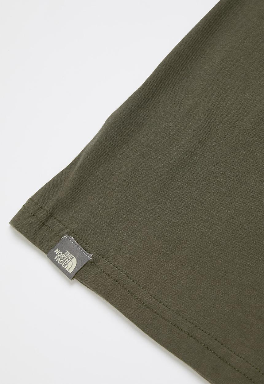 The North Face - Short sleeve box tee - taupe green
