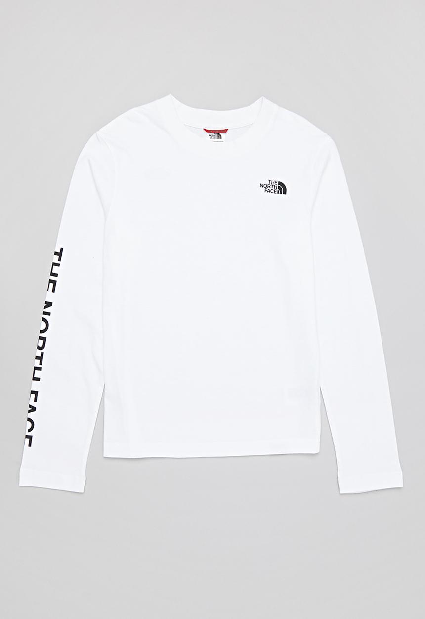 The North Face - Long sleeve simple dome tee - white