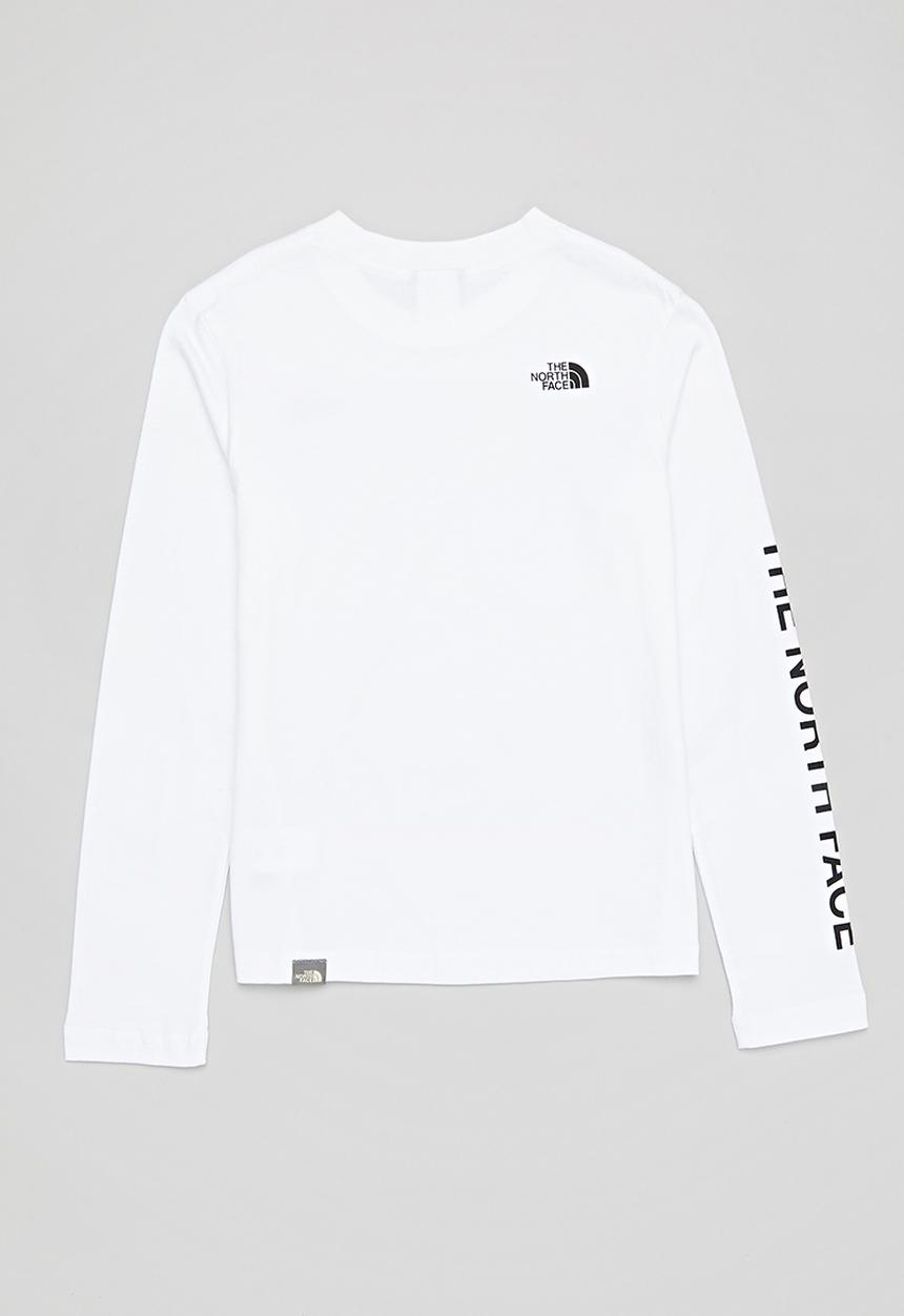 The North Face - Long sleeve simple dome tee - white