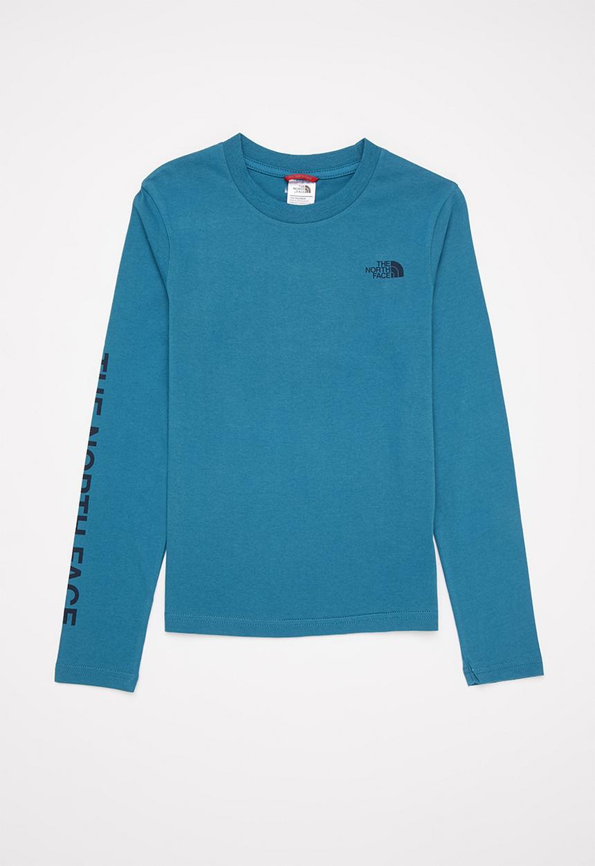 The North Face - Long sleeve simple dome tee - blue