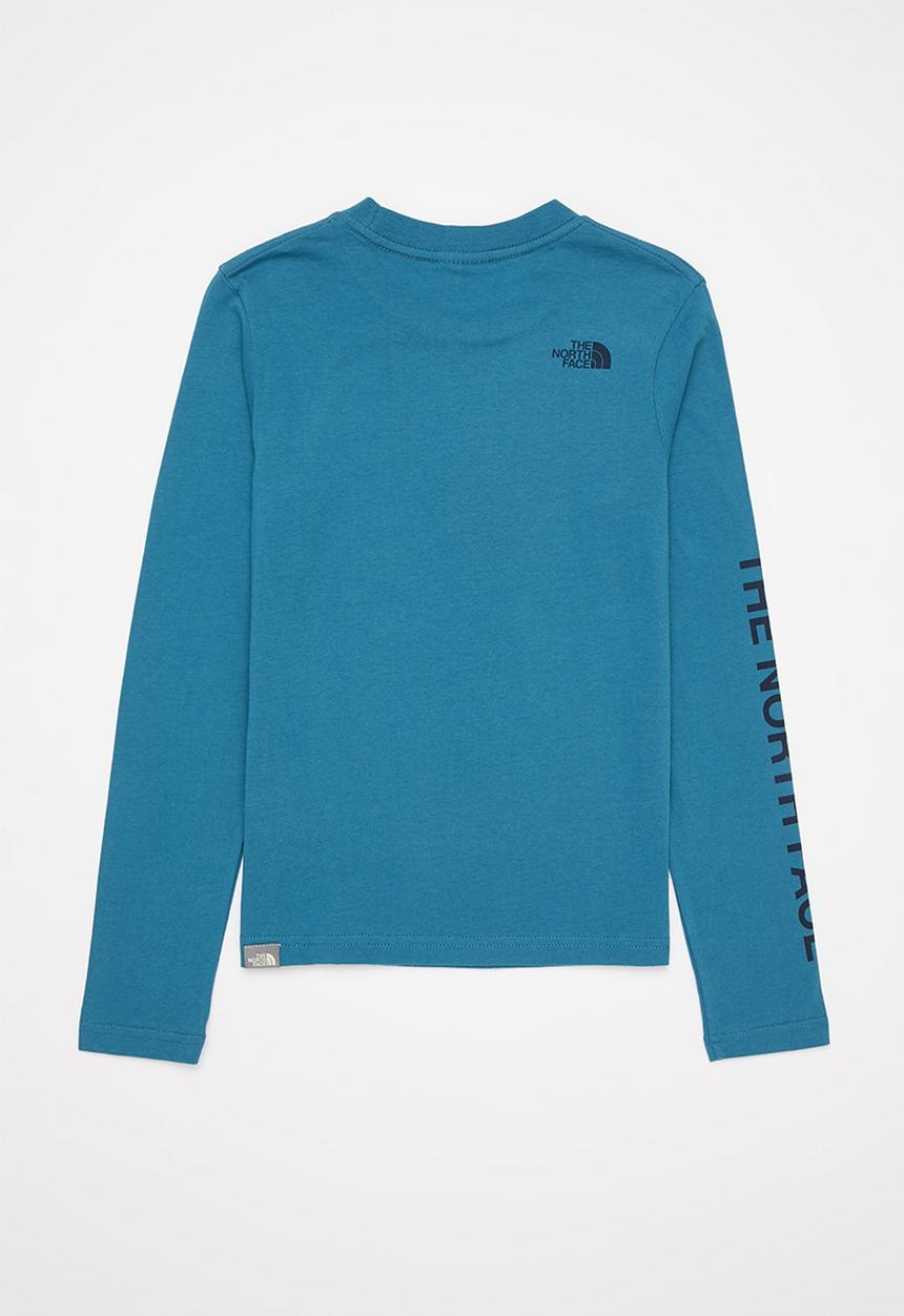 The North Face - Long sleeve simple dome tee - blue