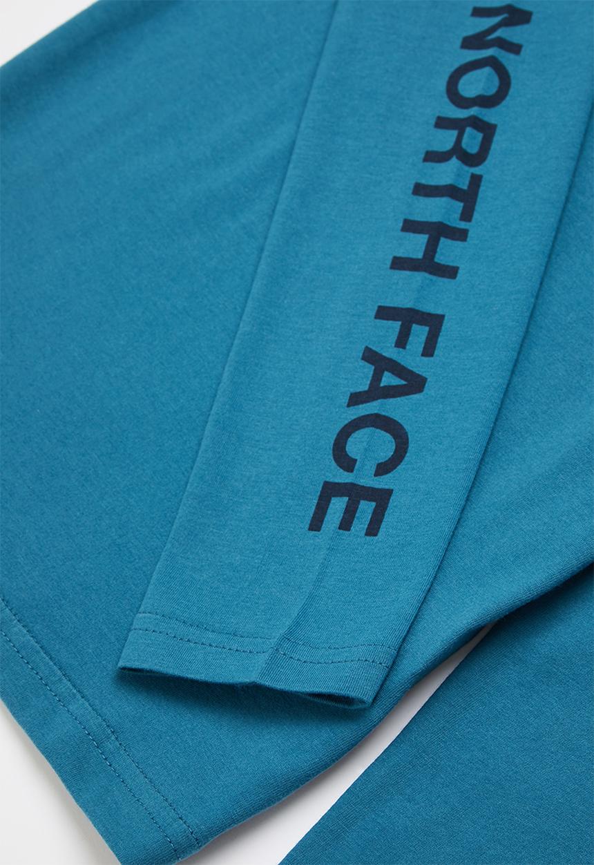 The North Face - Long sleeve simple dome tee - blue
