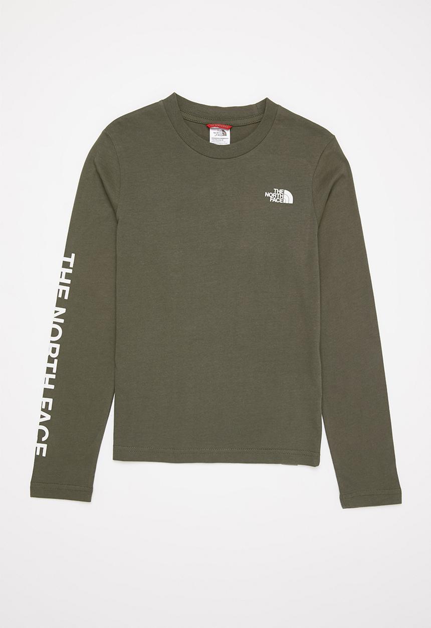 The North Face - Long sleeve simple dome tee - taupe green