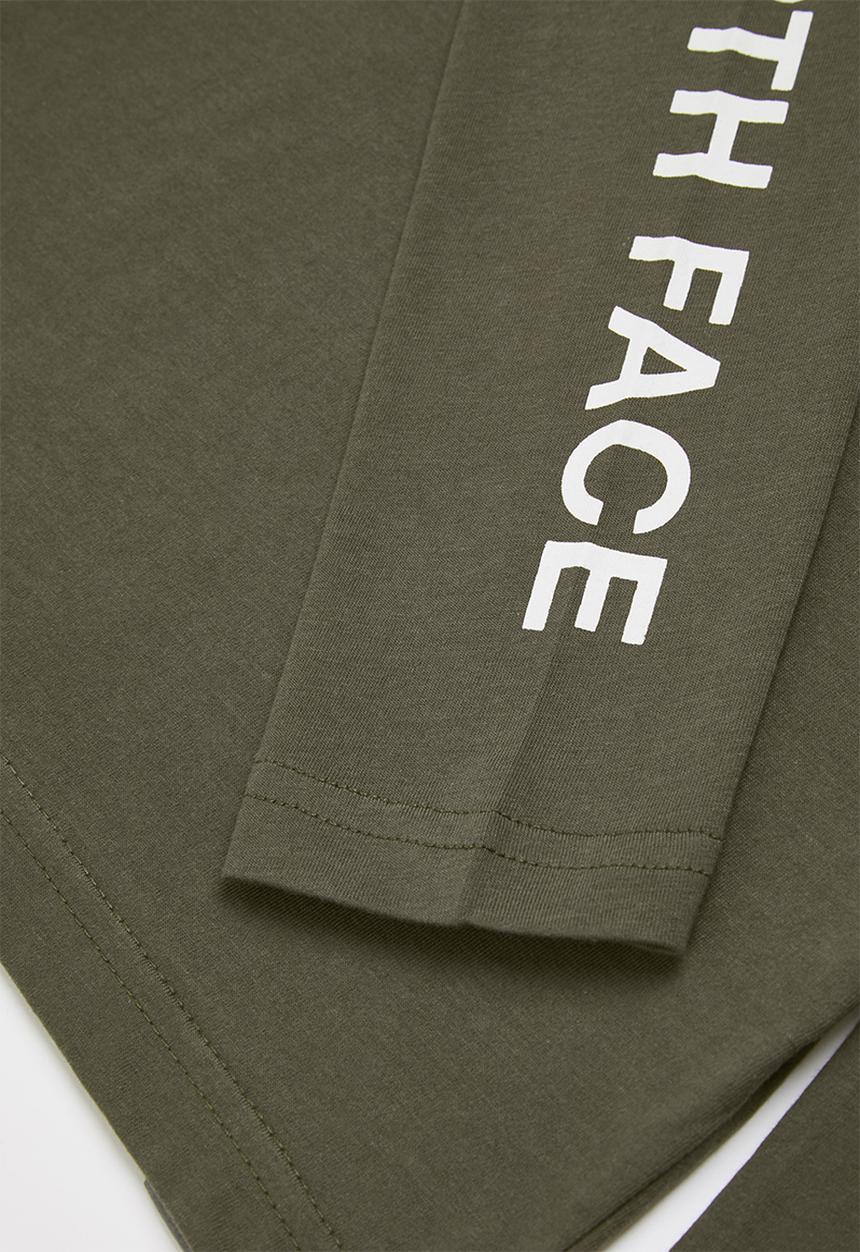 The North Face - Long sleeve simple dome tee - taupe green