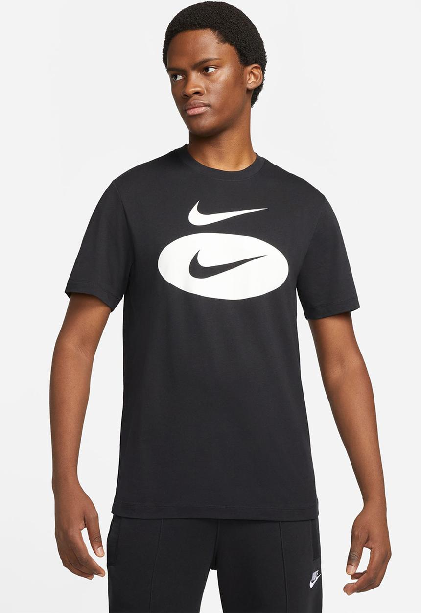 Nike - Nsw swoosh oval hbr tee - black