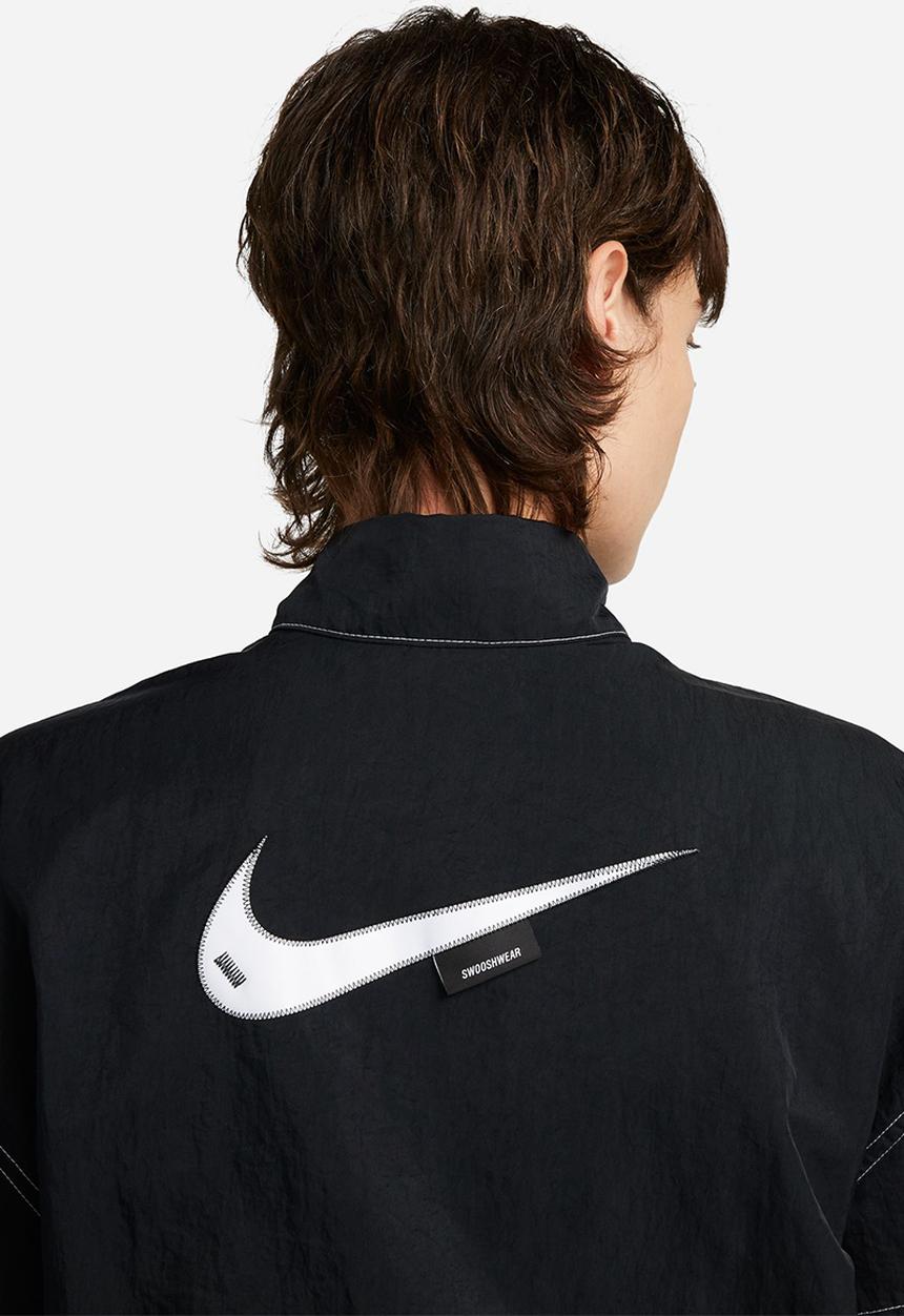 Nike - Nsw swoosh woven dress - black & white