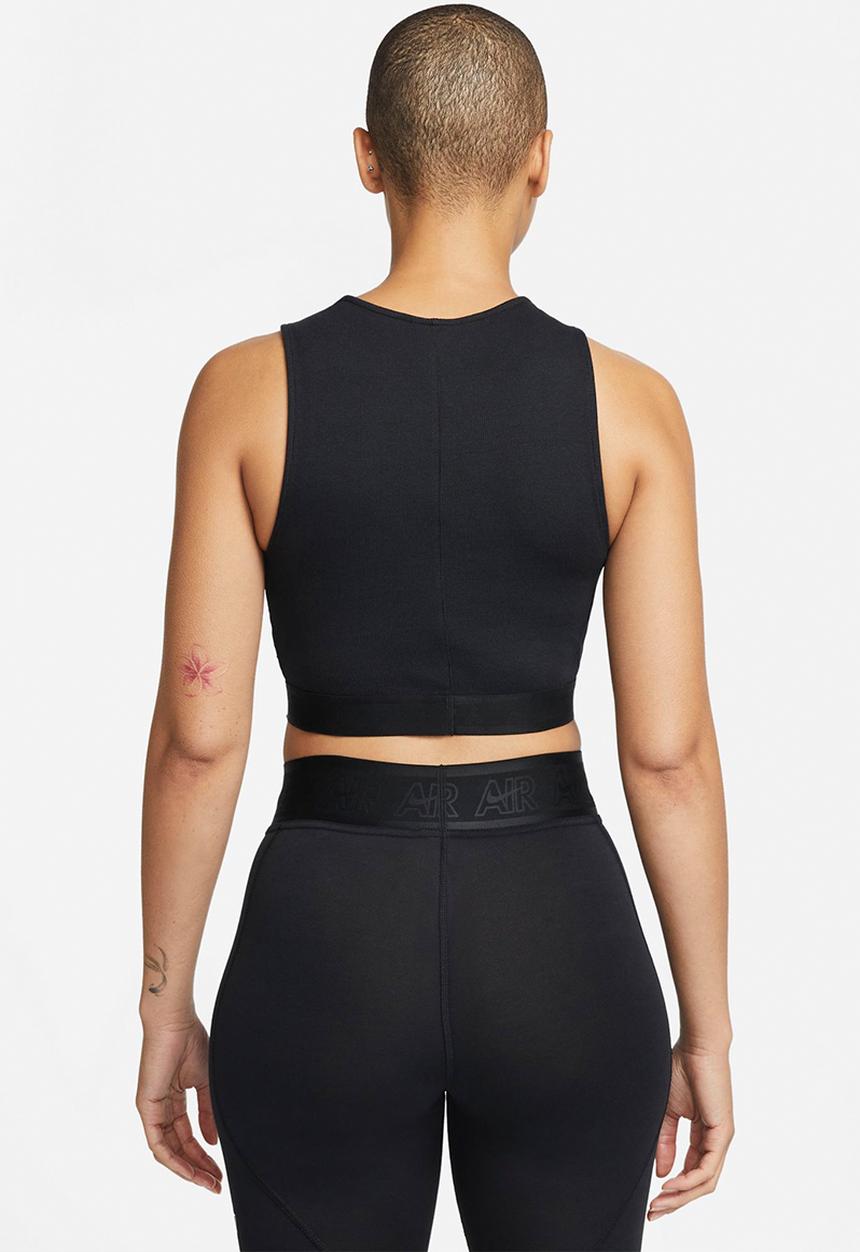 Nike - Nsw air rib tank - black & white