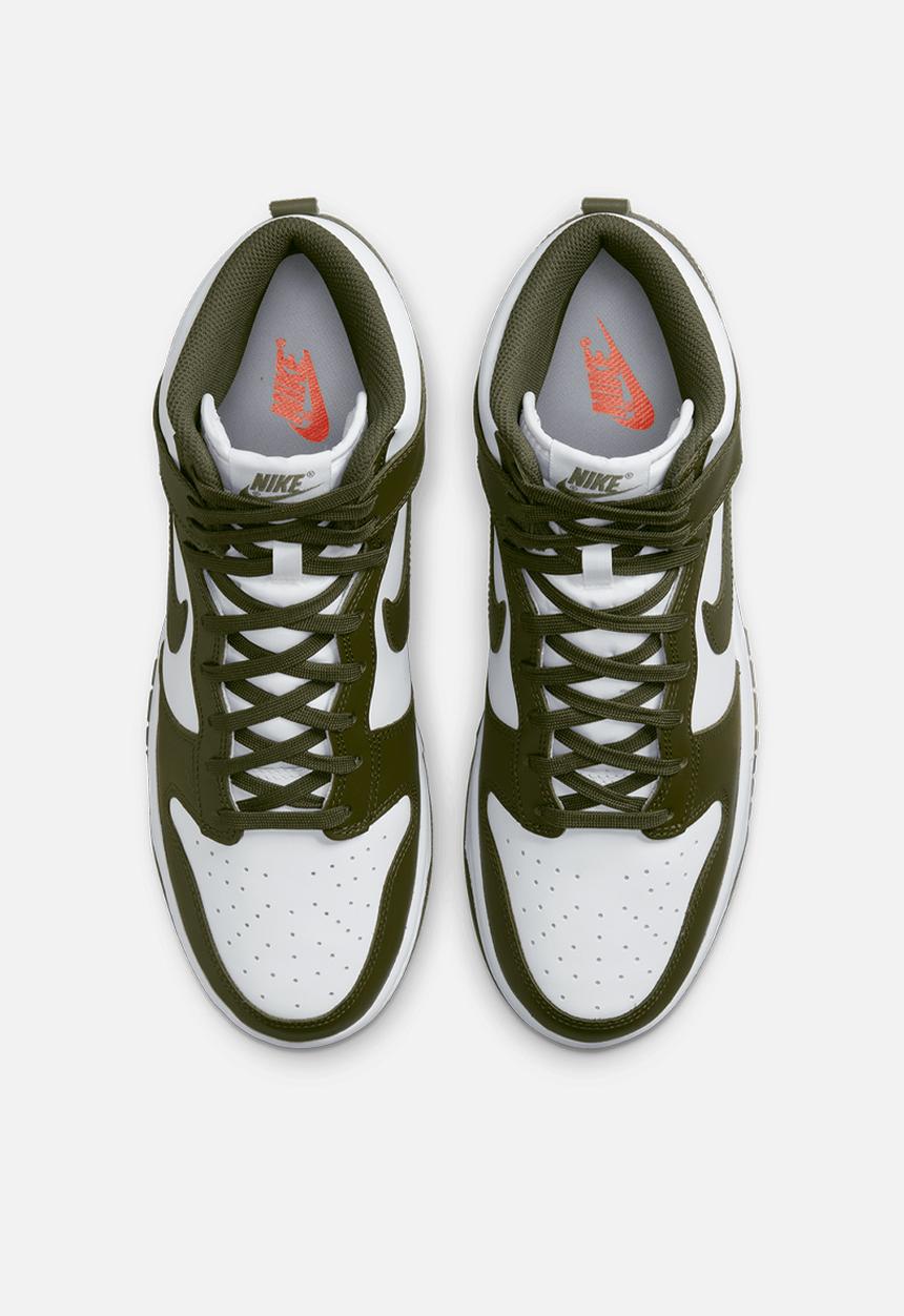 Nike - Dunk High retro - white/cargo khaki