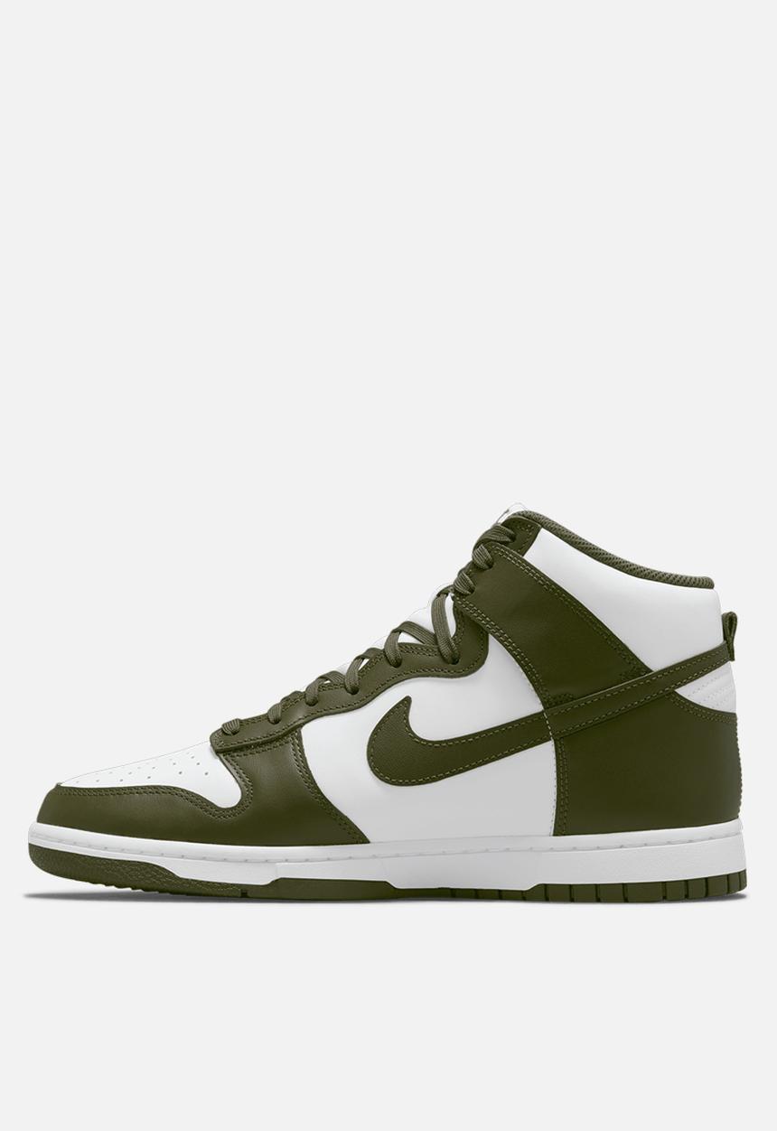 Nike - Dunk High retro - white/cargo khaki