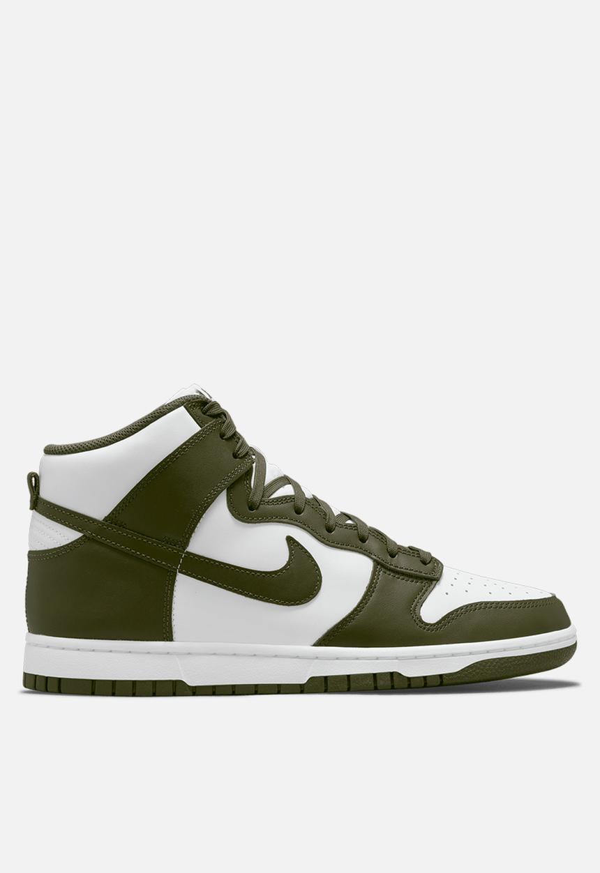 Nike - Dunk High retro - white/cargo khaki