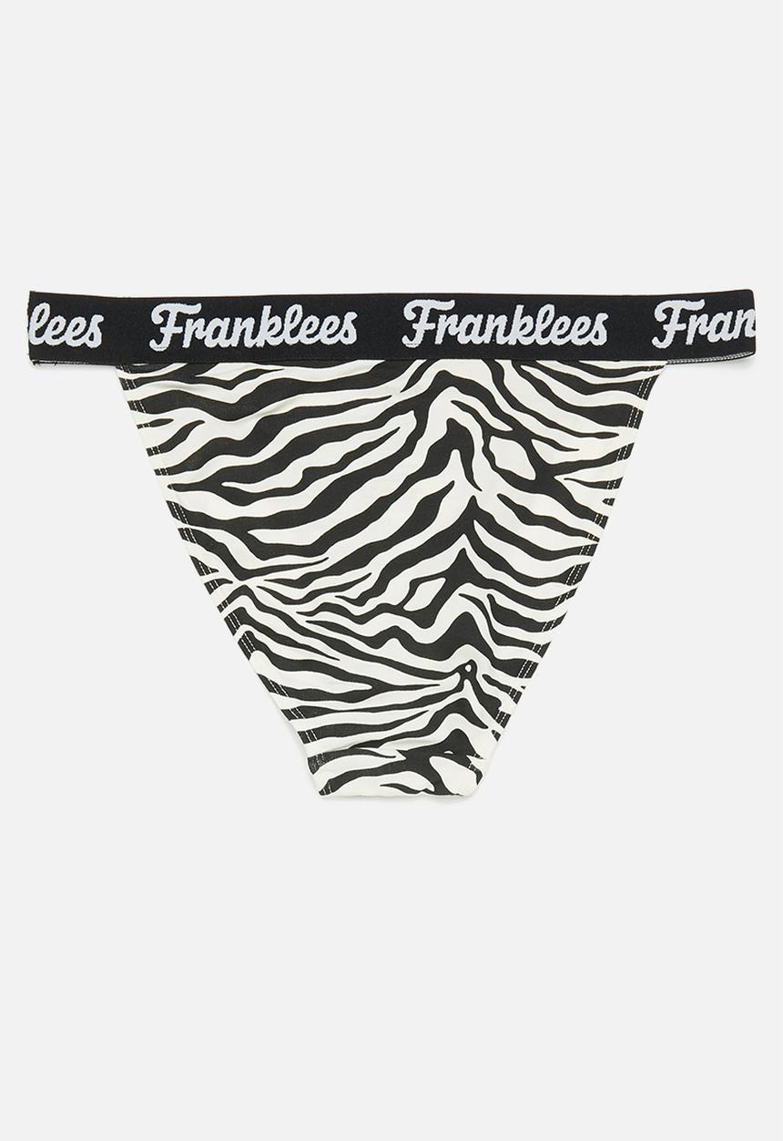 Franklees - Way outta line tanga - black & white 