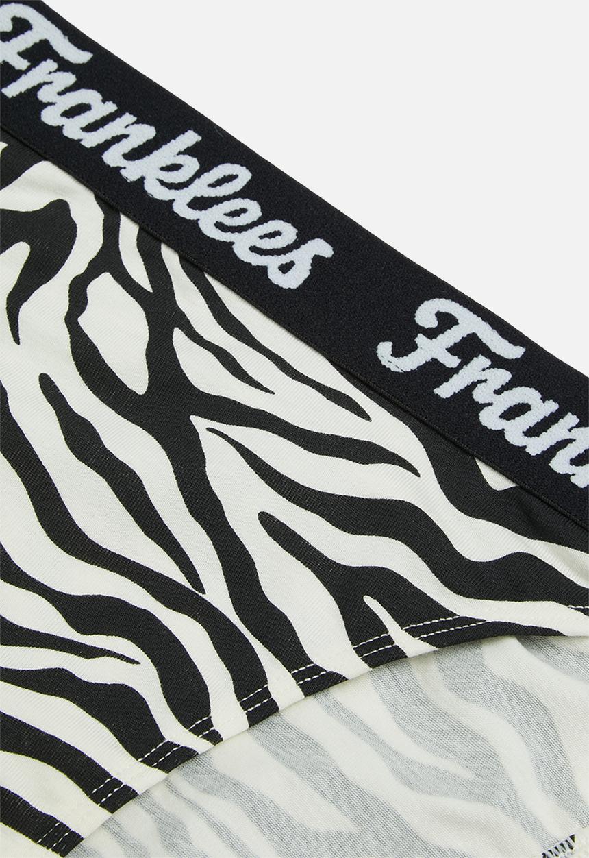 Franklees - Way outta line tanga - black & white 