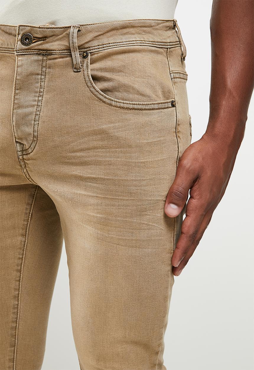 Cutty - SHOT Ultra Skinny fit denim jean - camel