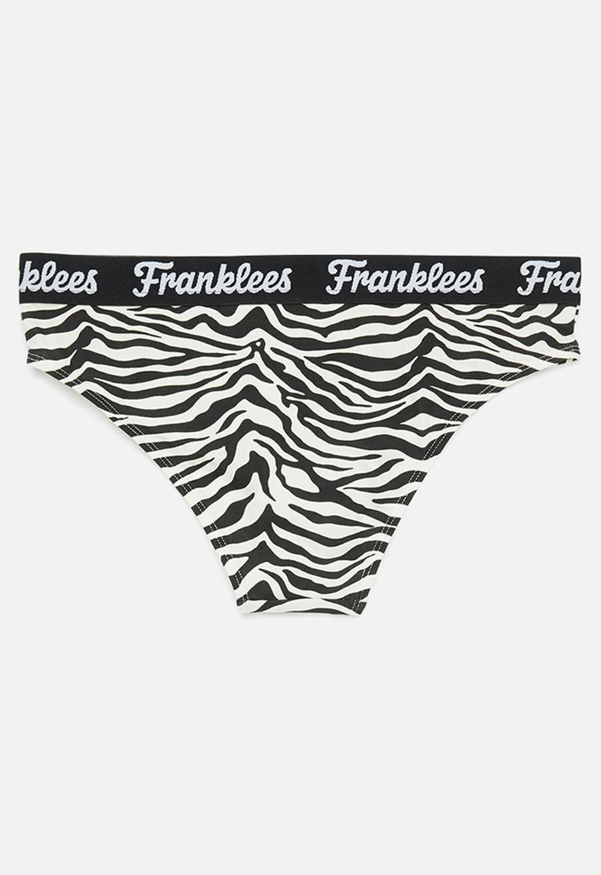 Franklees - Way outta line bikini - black & white 