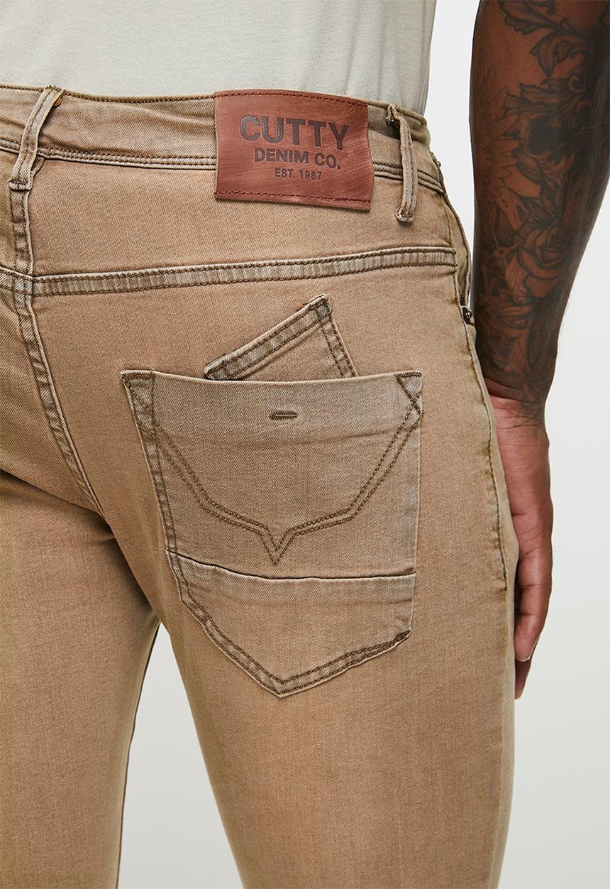 Cutty - SHOT Ultra Skinny fit denim jean - camel
