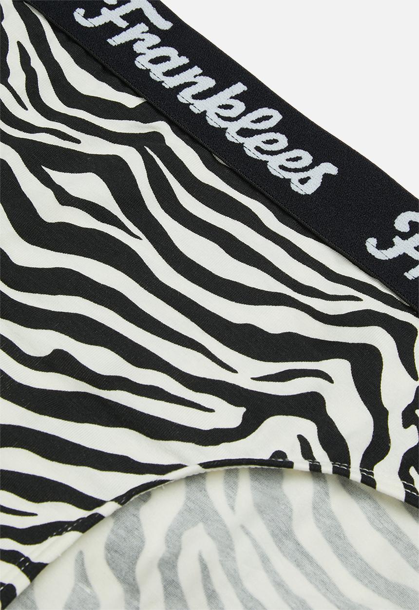 Franklees - Way outta line bikini - black & white 