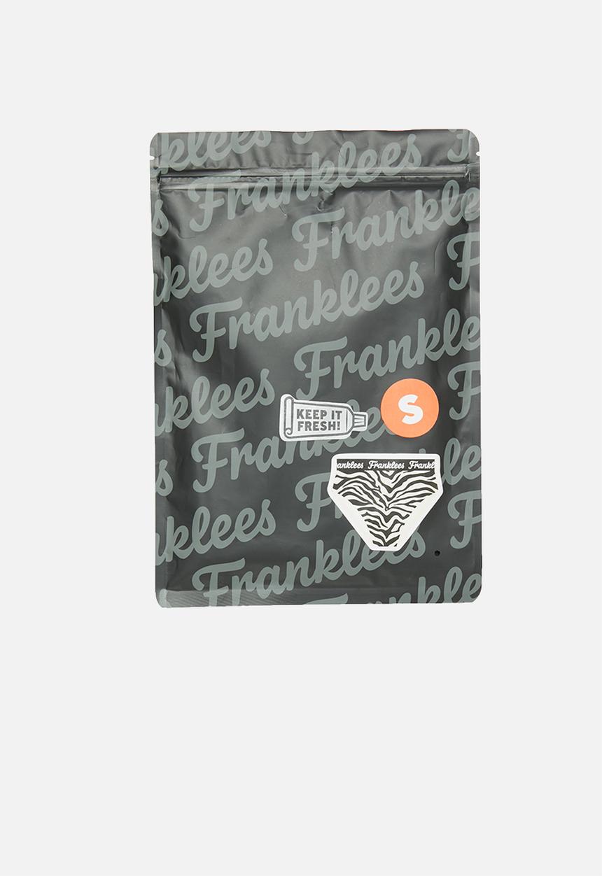 Franklees - Way outta line high waisted hipster - black & white 
