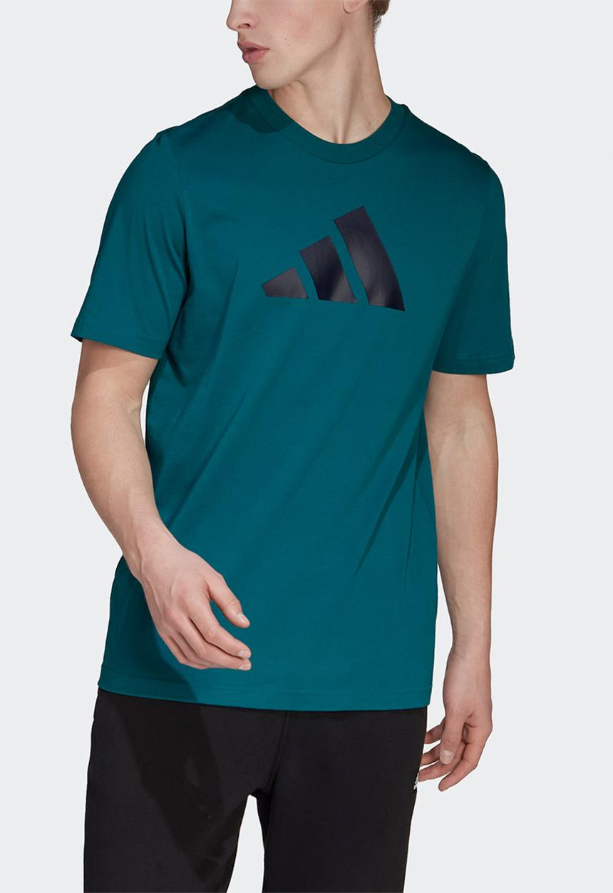 adidas Performance - Future Icons 3Bar Tee - Teal