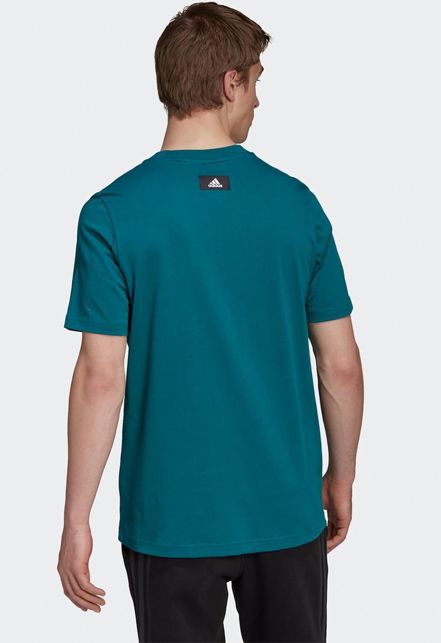 adidas Performance - Future Icons 3Bar Tee - Teal