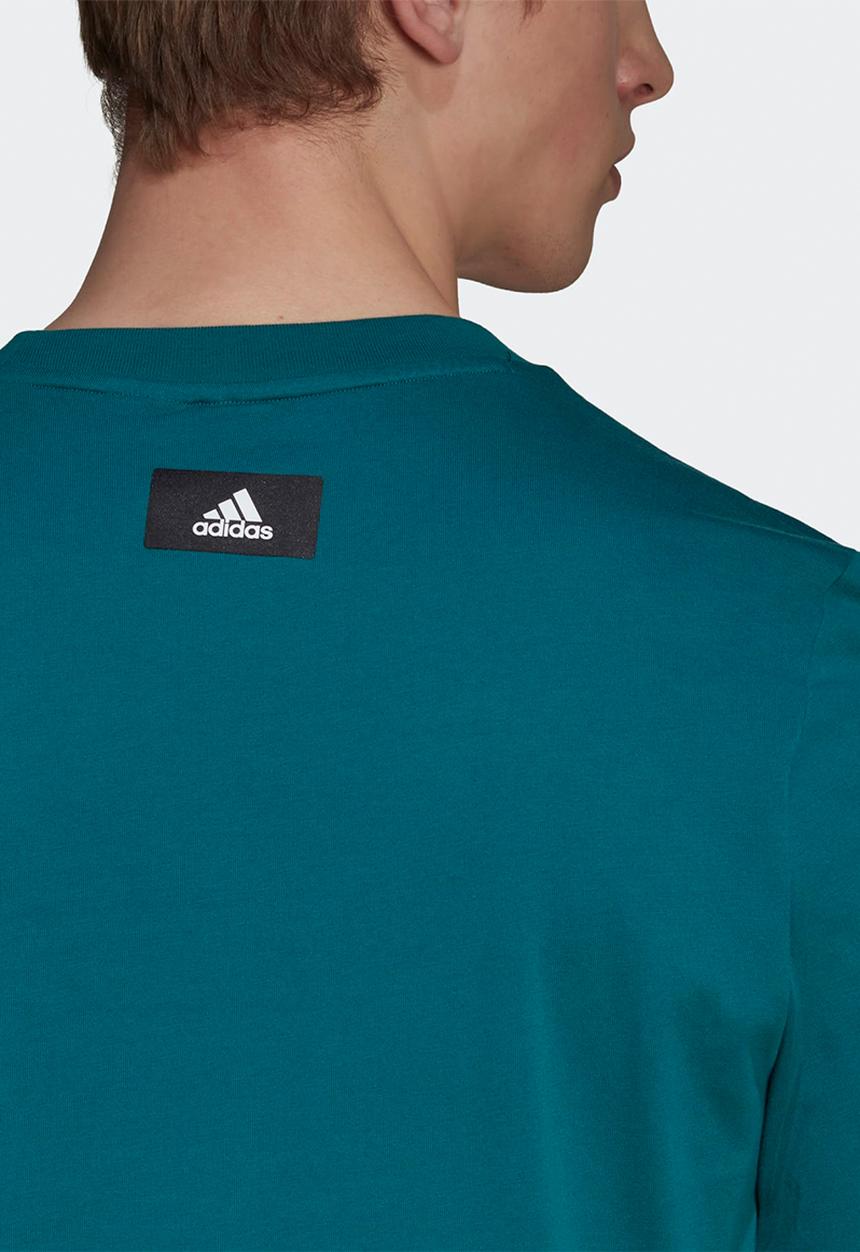 adidas Performance - Future Icons 3Bar Tee - Teal