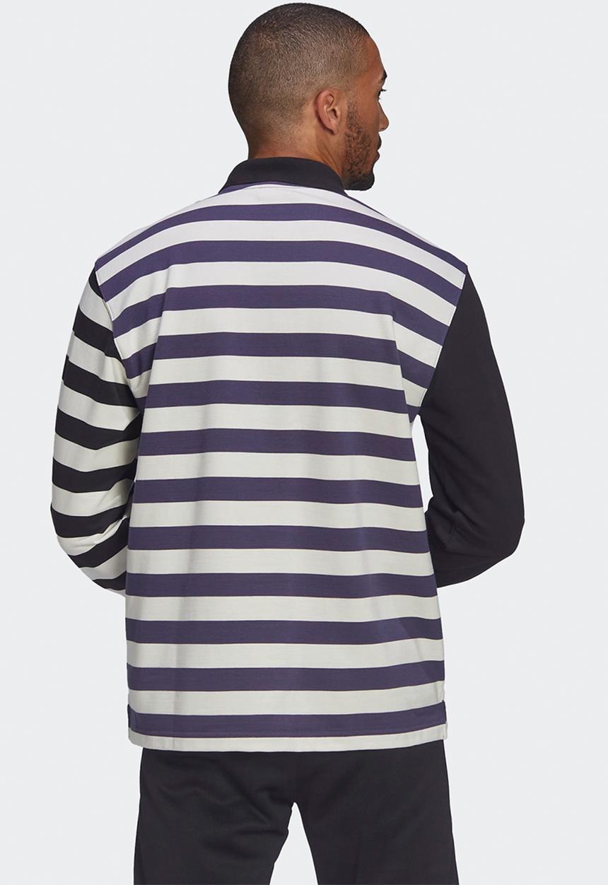 adidas Originals - adidas SPRT Frank Rugby Shirt - shadow navy/core white