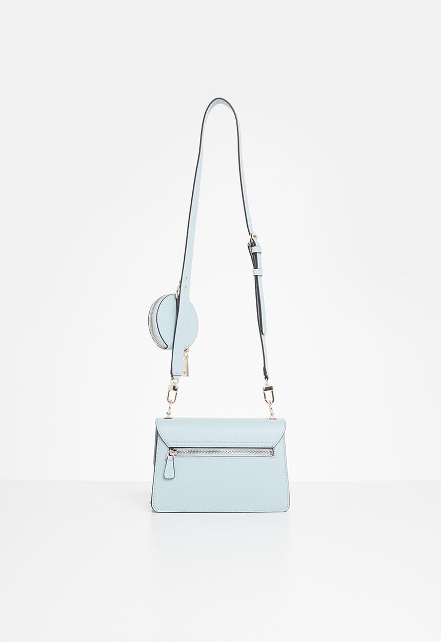GUESS - Alexie crossbody flap - pale cloud