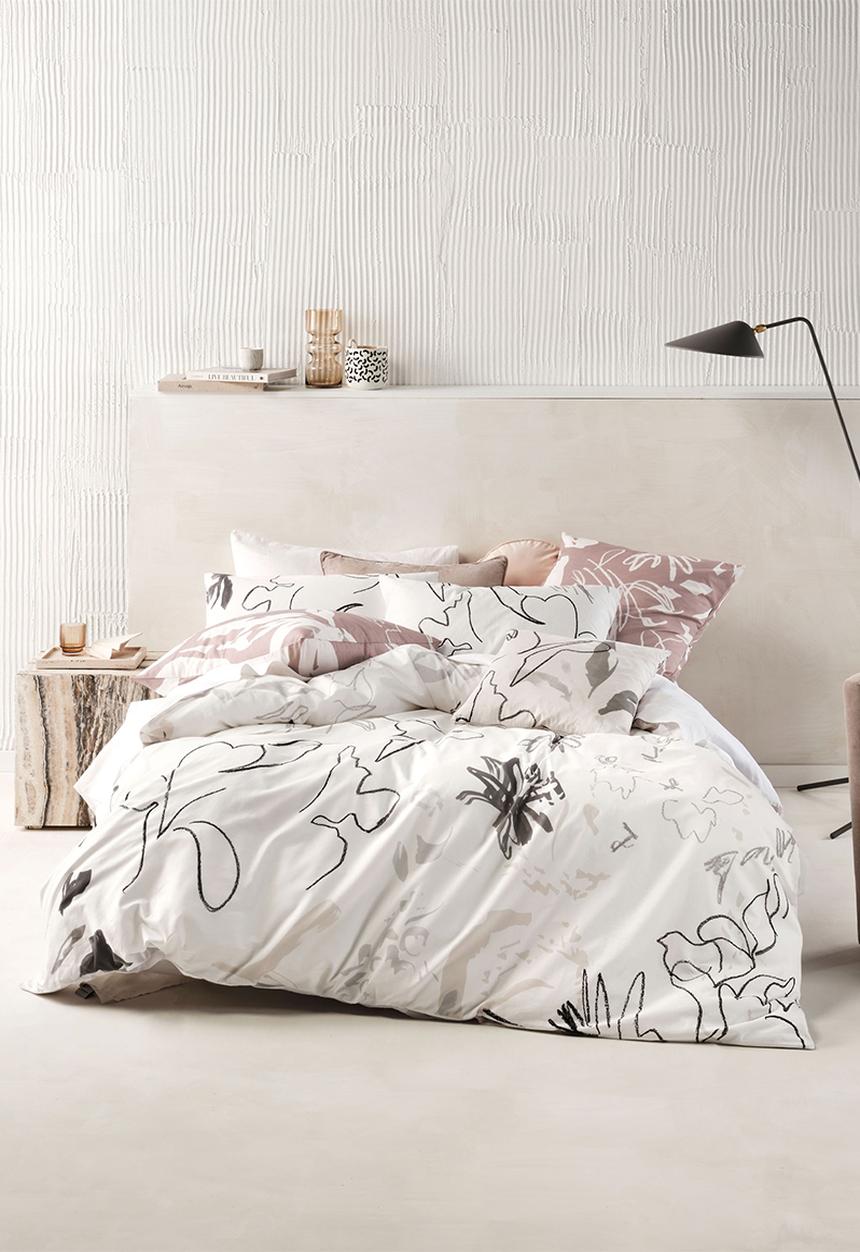 Linen House - Lennox duvet cover set - neutral