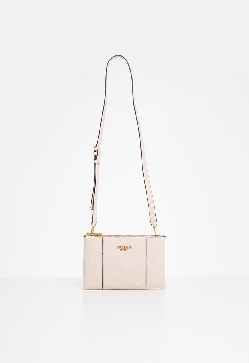 GUESS - Noelle dbl zip crossbody - pink