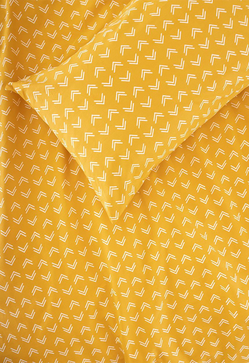 Linen House - Marlow duvet cover set - mustard