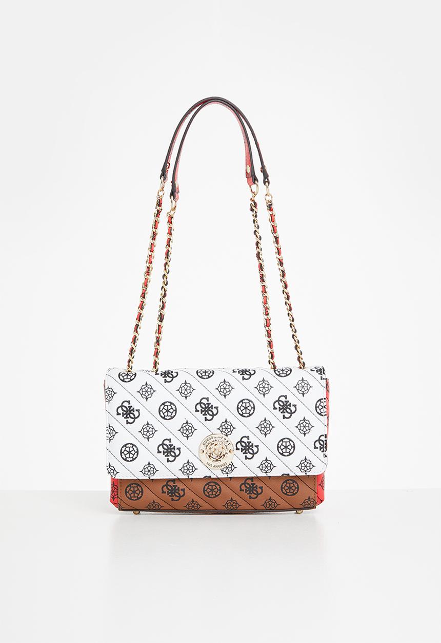GUESS - Always convertible xbody flap -  white logo multi