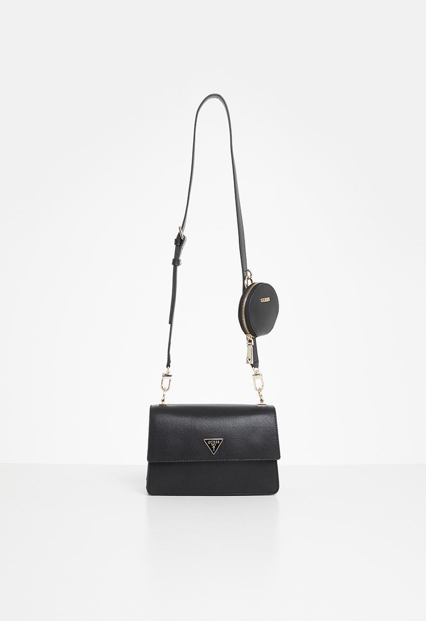 GUESS - Alexie crossbody flap - black