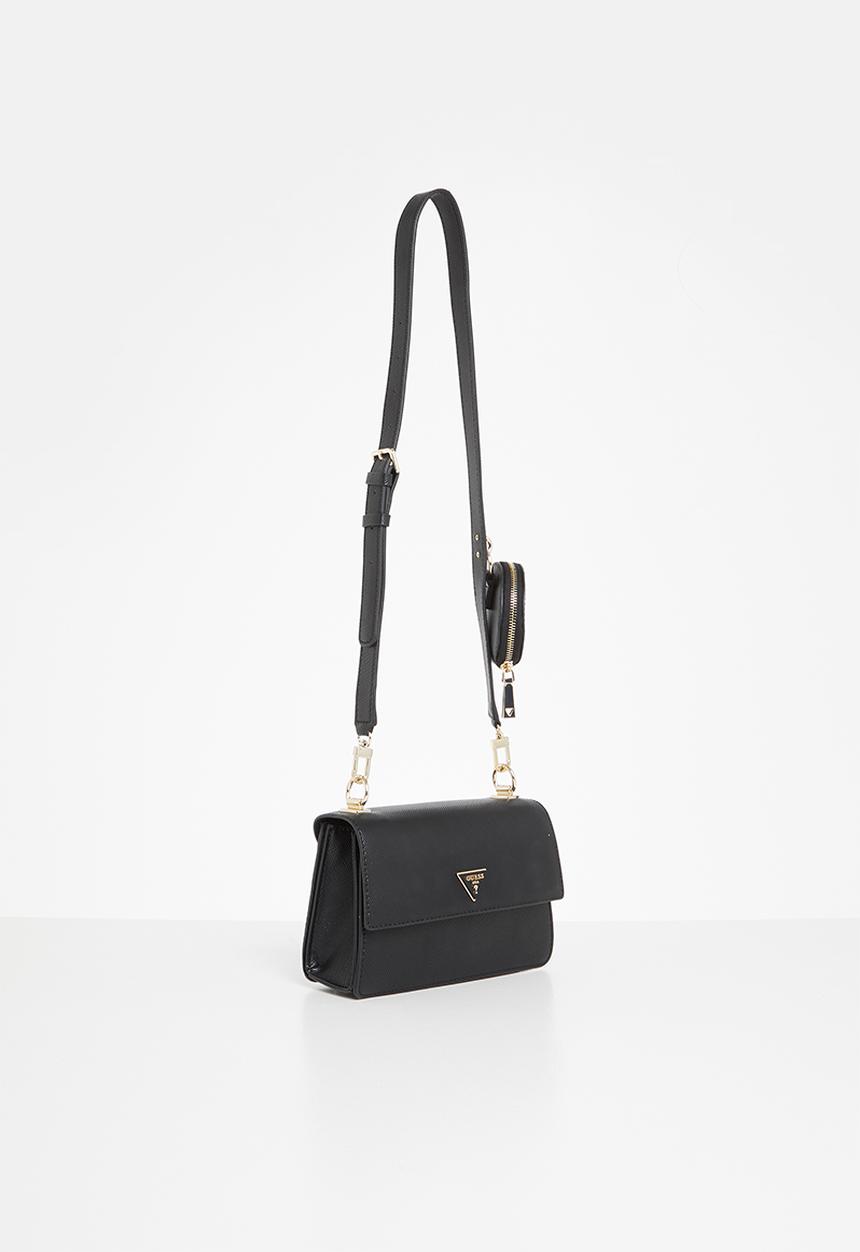 GUESS - Alexie crossbody flap - black