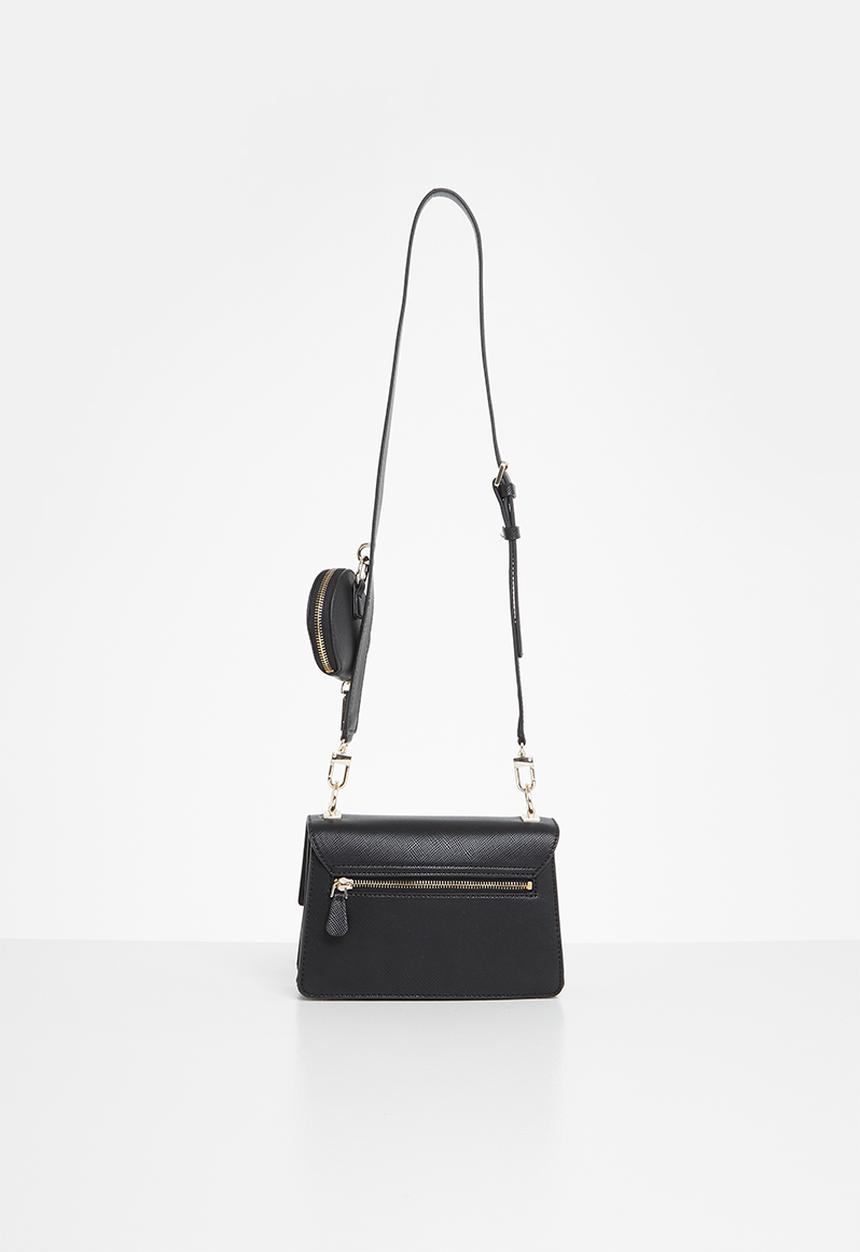 GUESS - Alexie crossbody flap - black