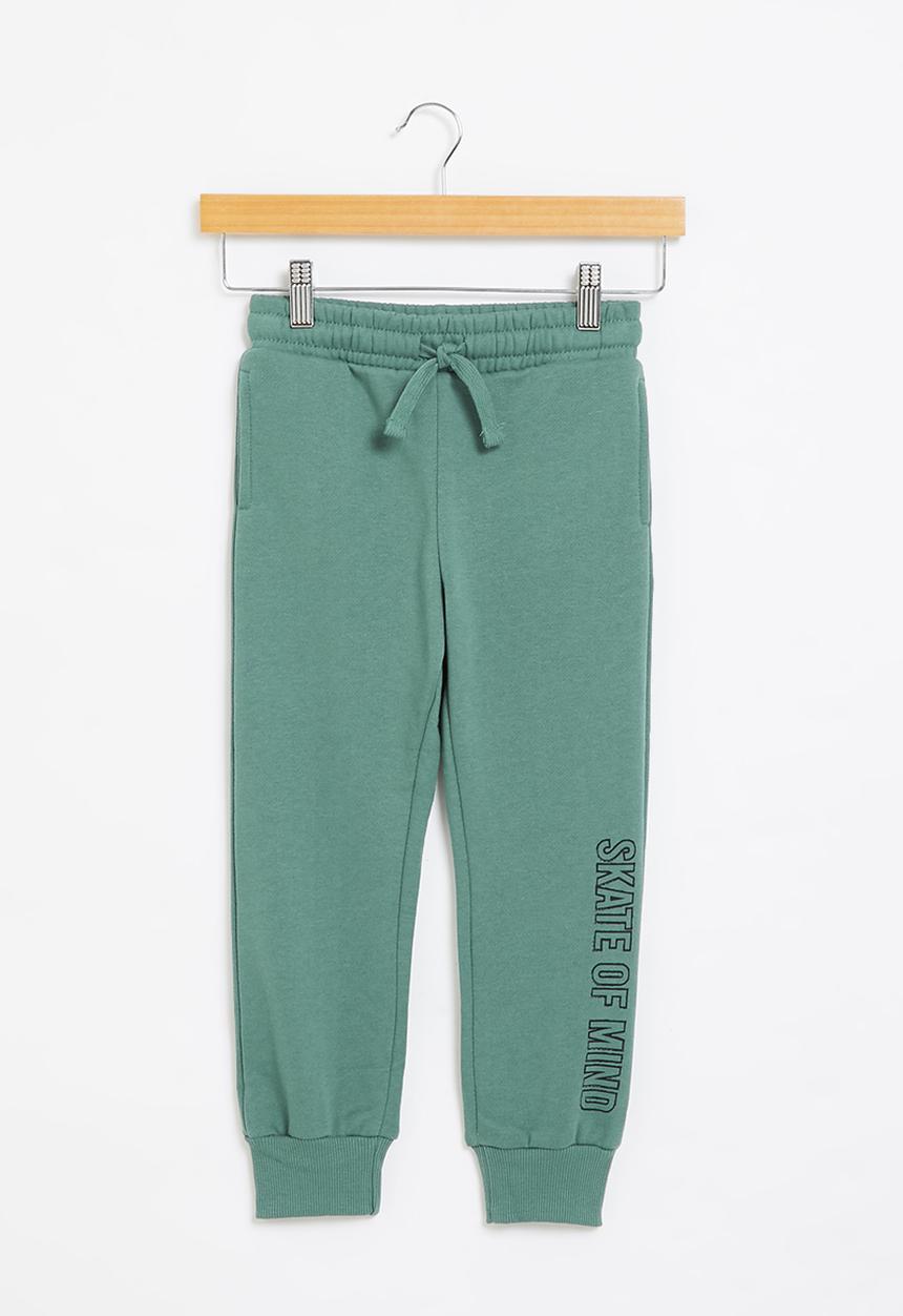 Cotton On - Marlo trackpant - turtle green/ skate of mind