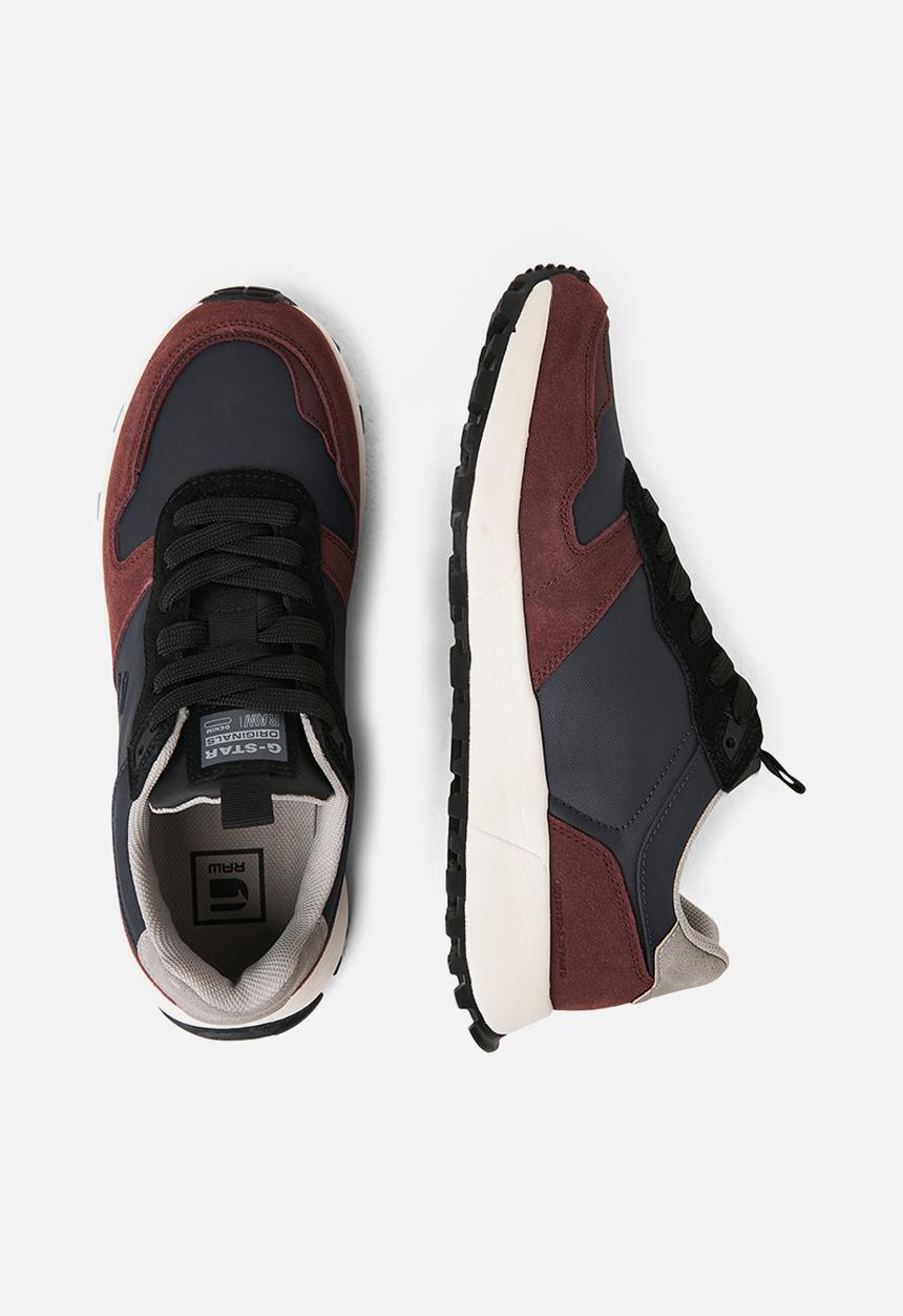 G-STAR - Theq run blk - dk navy & redbrown