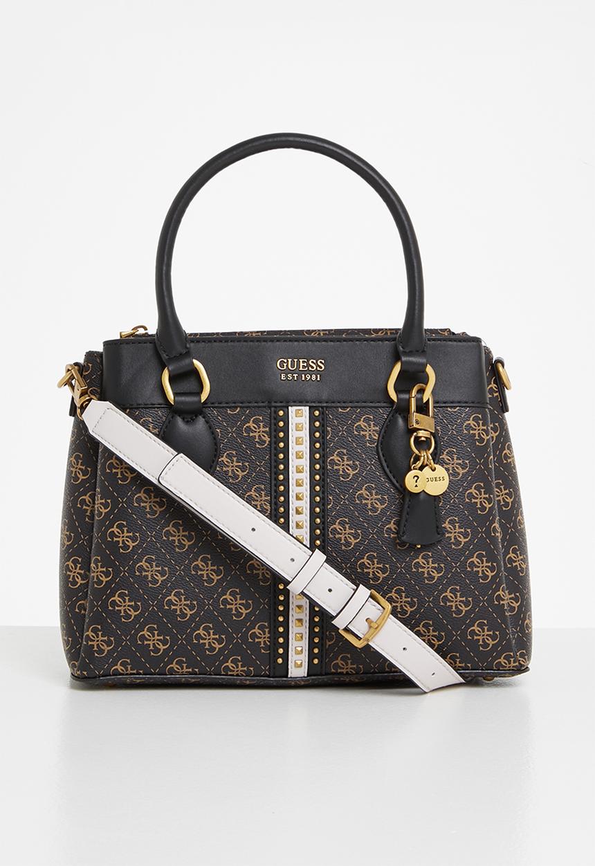 GUESS - Kasinta 3 compartment satchel - brown