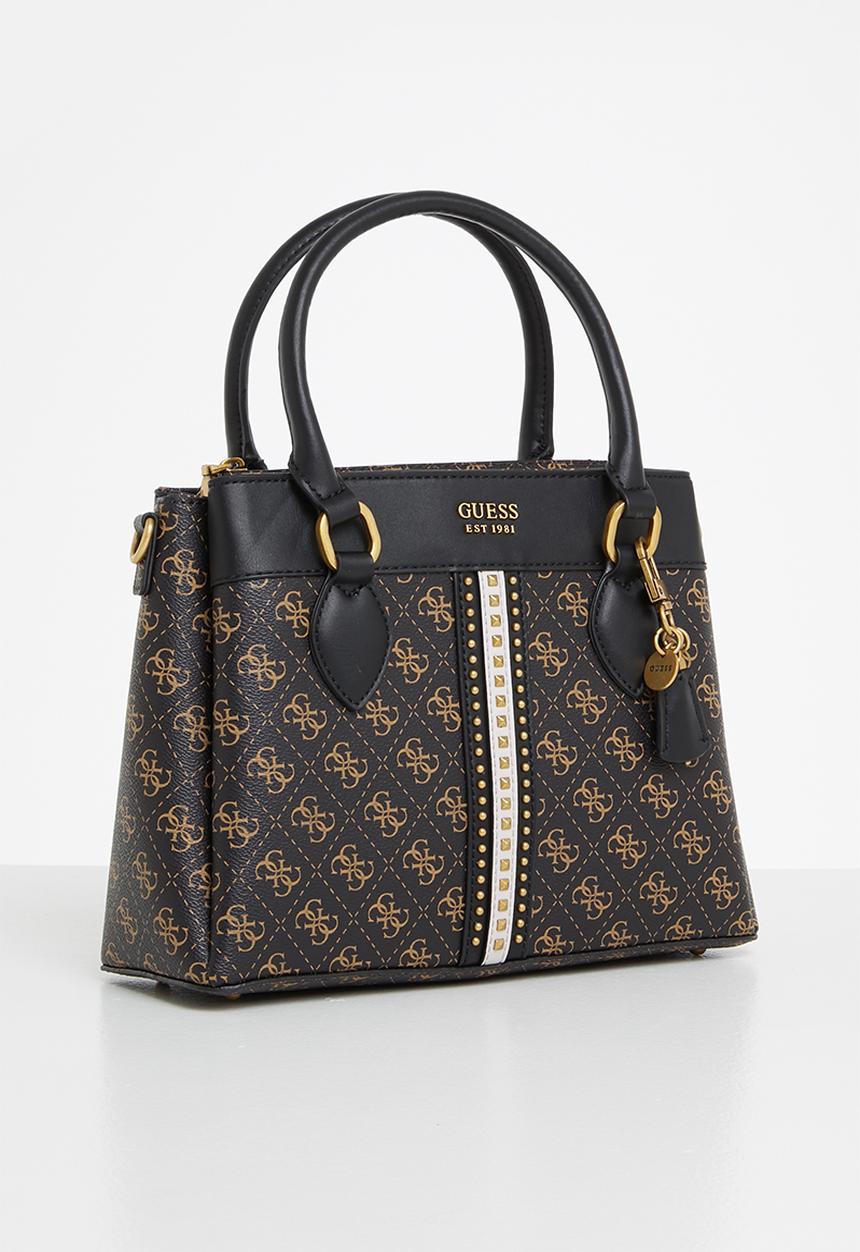 GUESS - Kasinta 3 compartment satchel - brown