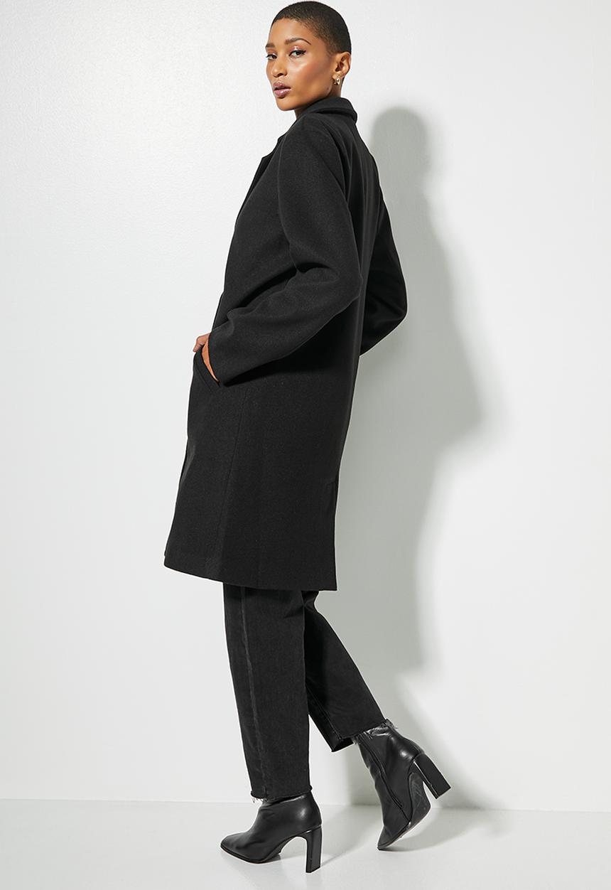 Superbalist - Midi blazer coat - black