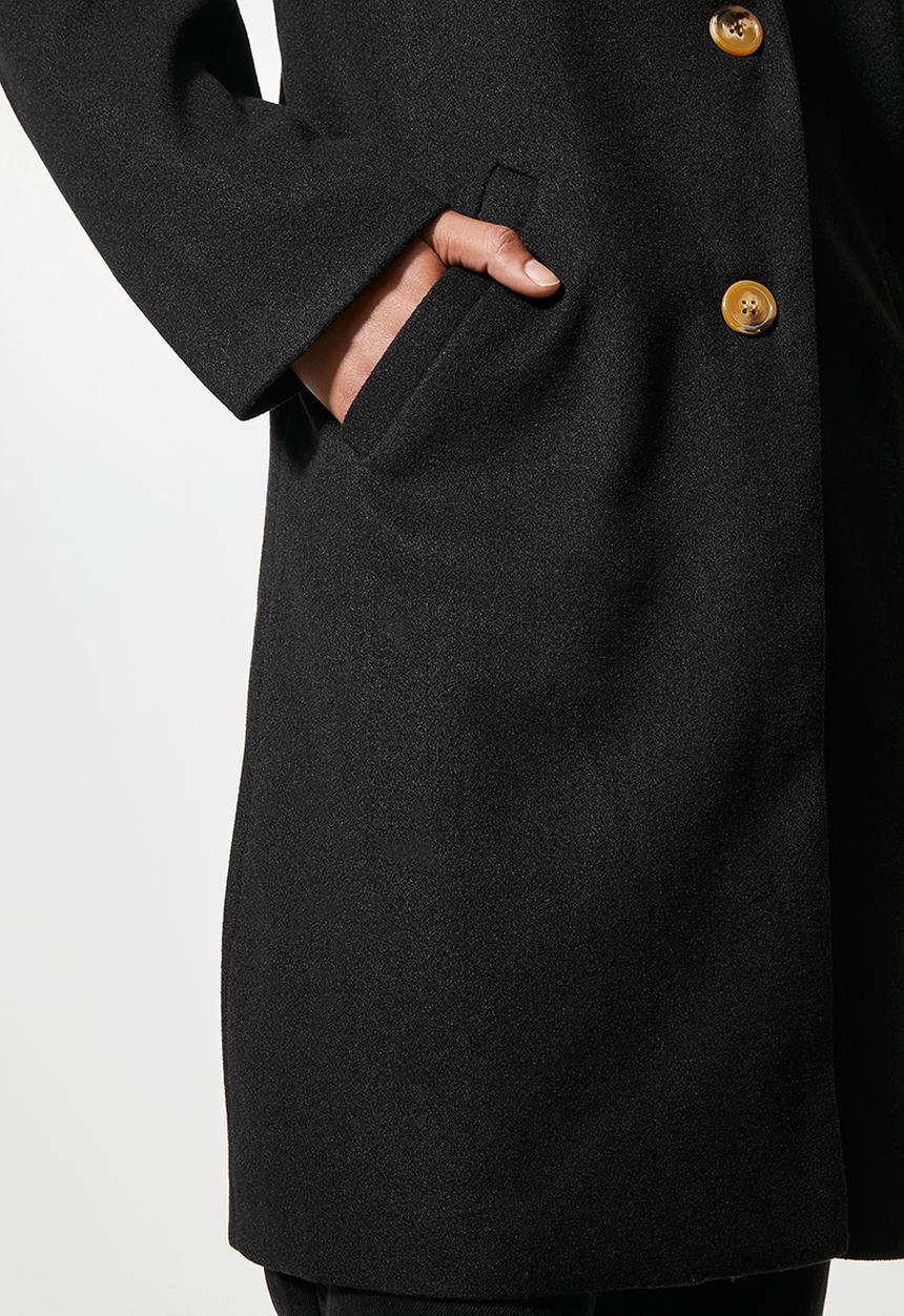 Superbalist - Midi blazer coat - black