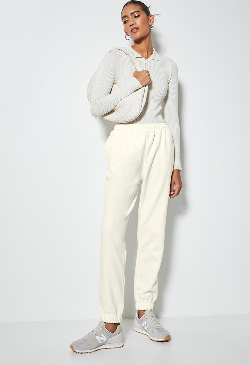 Superbalist - 2 pack track pants - black & ecru