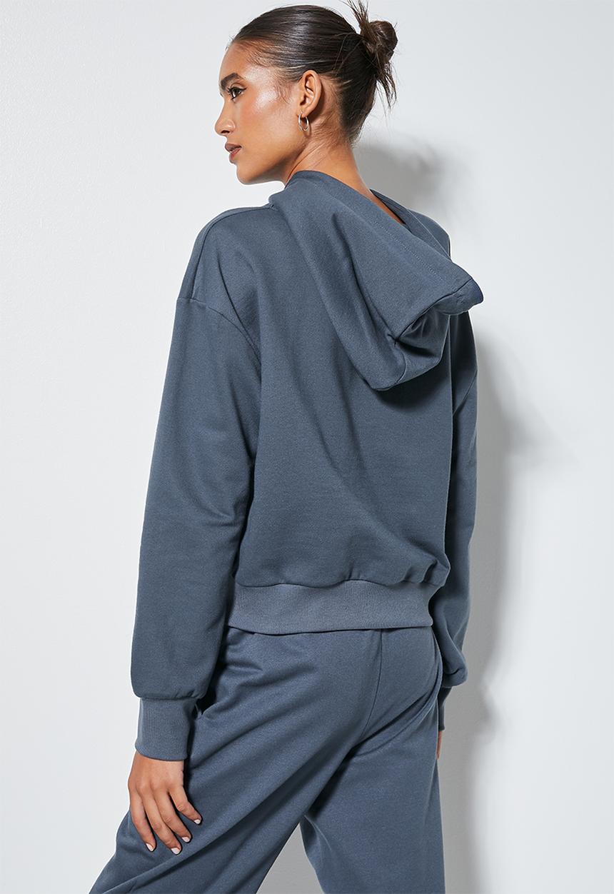 Superbalist - Crop hoodie - ink