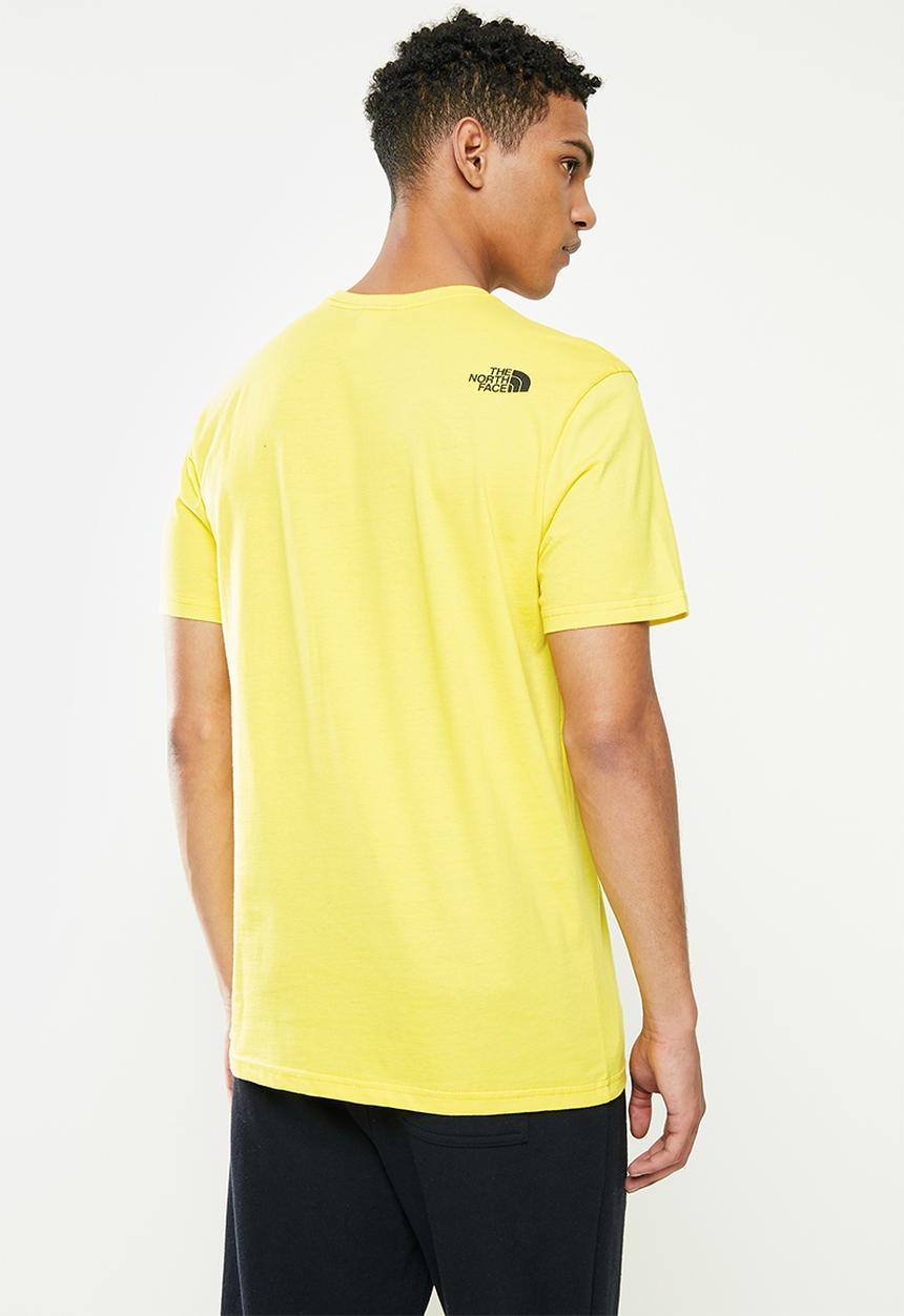The North Face - M short sleeve simple dome tee - yellow