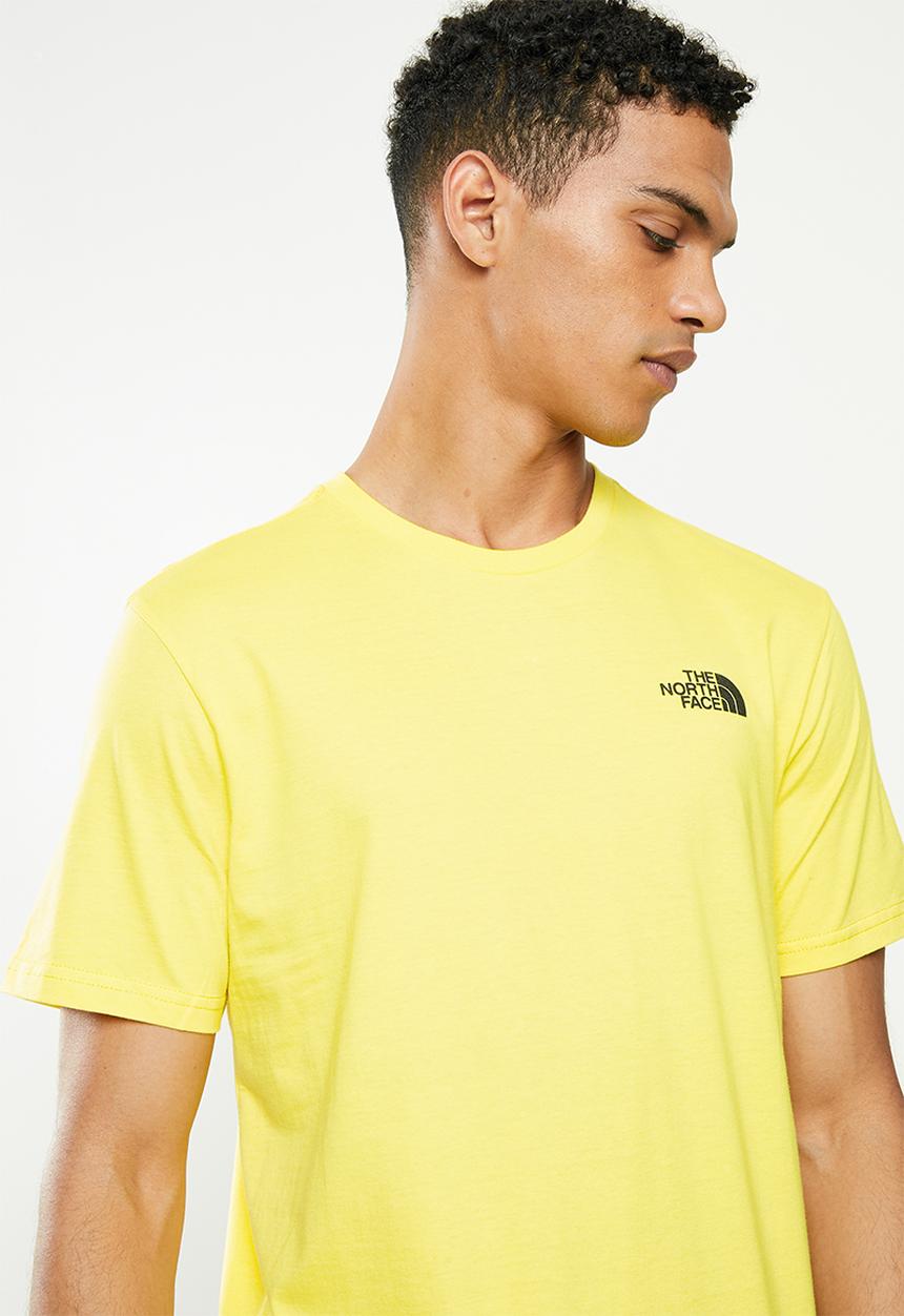 The North Face - M short sleeve simple dome tee - yellow
